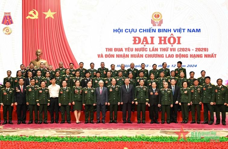 Tổng Bí thư Tô Lâm dự Đại hội thi đua yêu nước “Cựu chiến binh gương mẫu” lần thứ VII